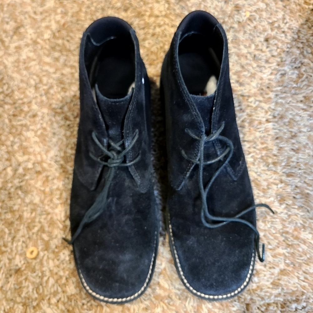 Cole Haan Black Suede Chukka Boots Womes 8